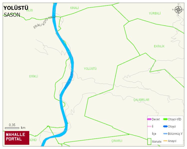 YOLÜSTÜ Köyü Haritası | Uydu Görüntüsü ve Harita Detayları