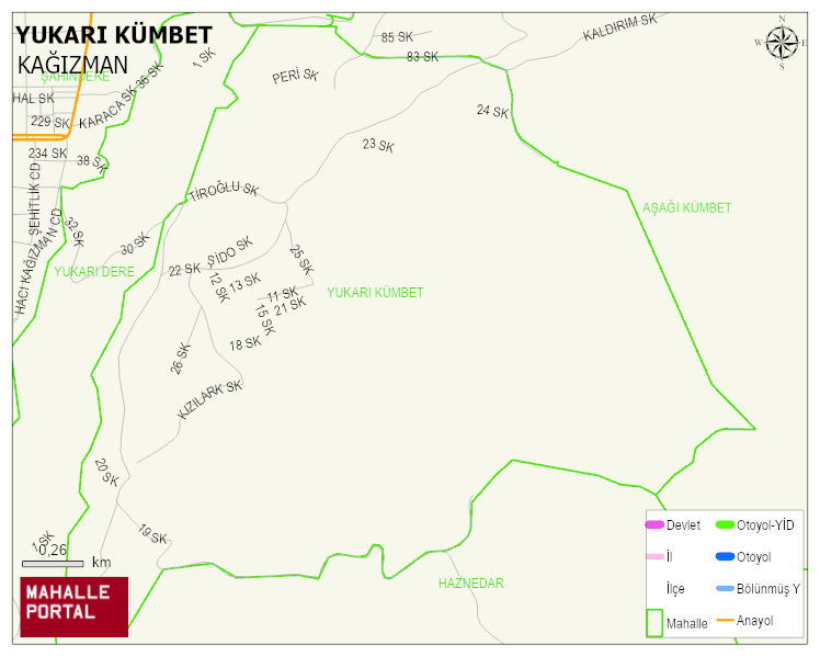 YUKARI KÜMBET Mahallesi Haritası | Uydu Görüntüsü ve Harita Detayları