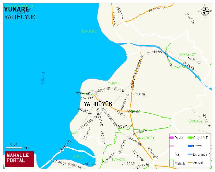 YUKARI Mahallesi Haritası | Güncel Mahalle ve Köy Haritası