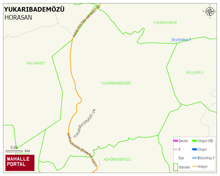 YUKARIBADEMÖZÜ Mahallesi Haritası | Uydu Görüntüsü ve Harita Detayları