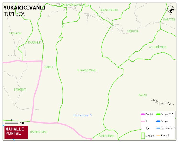 YUKARICİVANLI Köyü Haritası | Uydu Görüntüsü ve Harita Detayları