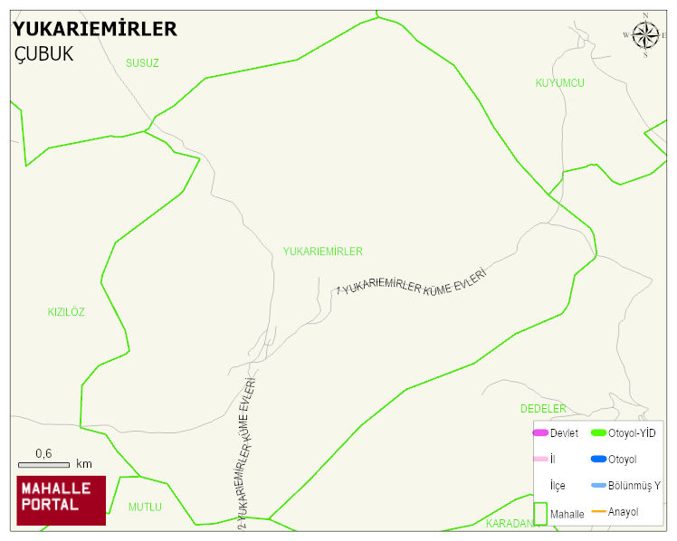 YUKARIEMİRLER Mahallesi Haritası | Güncel Mahalle ve Köy Haritası