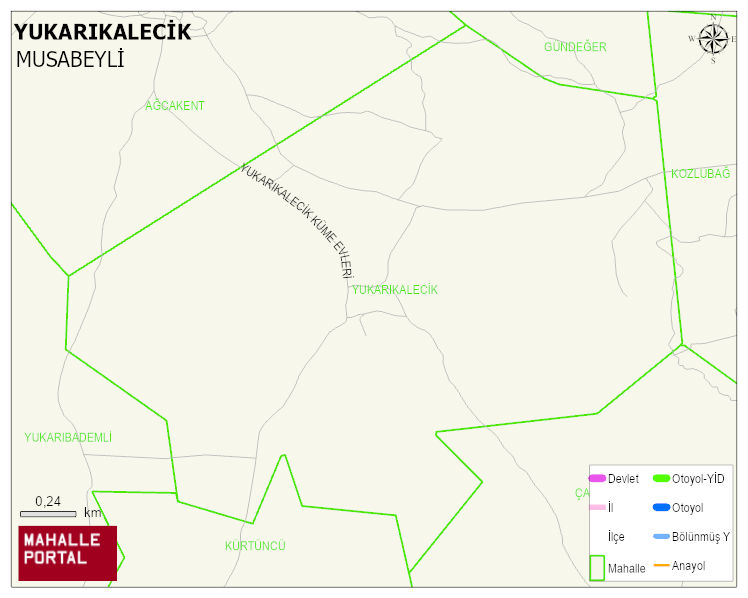YUKARIKALECİK Köyü Haritası | Uydu Görüntüsü ve Harita Detayları