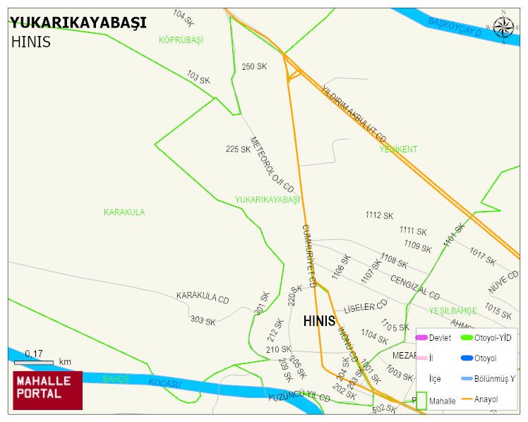 YUKARIKAYABAŞI Mahallesi Haritası | Mahalle Sokak Haritası