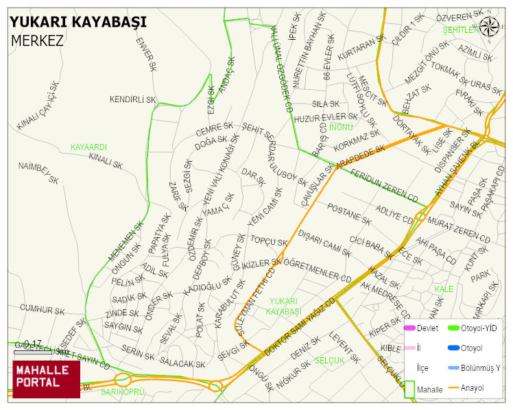 AŞAĞI KAYABAŞI Mahallesi Haritası | İnteraktif Köy ve Mahalle Sınırları