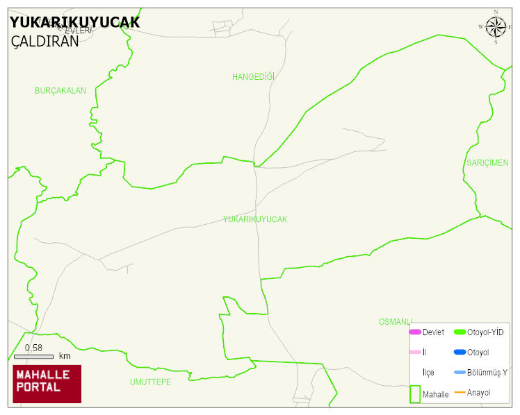 YUKARIKUYUCAK Mahallesi Haritası | Güncel Mahalle ve Köy Haritası