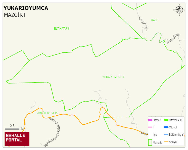 YUKARIOYUMCA Köyü Haritası | Coğrafi Yapı ve Detaylı Haritası