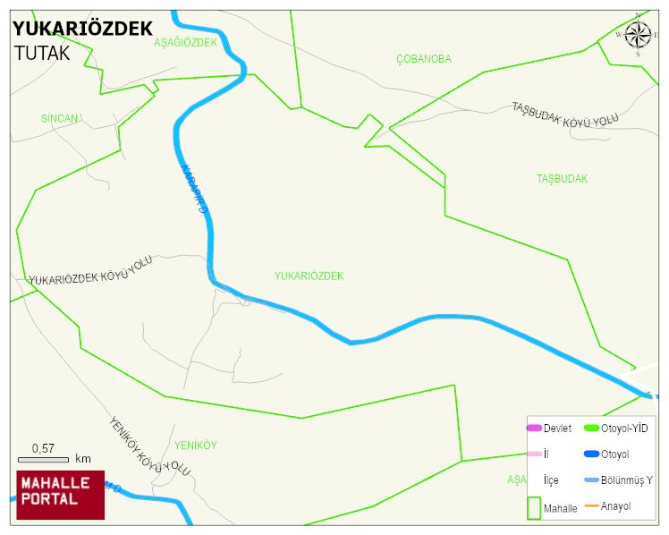 YUKARIÖZDEK Köyü Haritası | Güncel Mahalle ve Köy Haritası