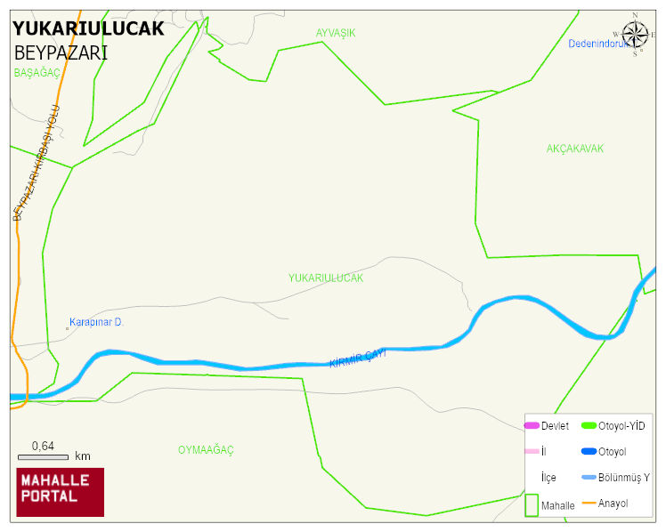 YUKARIULUCAK Mahallesi Haritası | Uydu Görüntüsü ve Harita Detayları