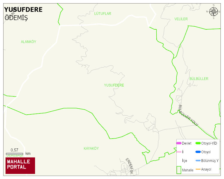 YUSUFDERE Mahallesi Haritası | Uydu Görüntüsü ve Harita Detayları