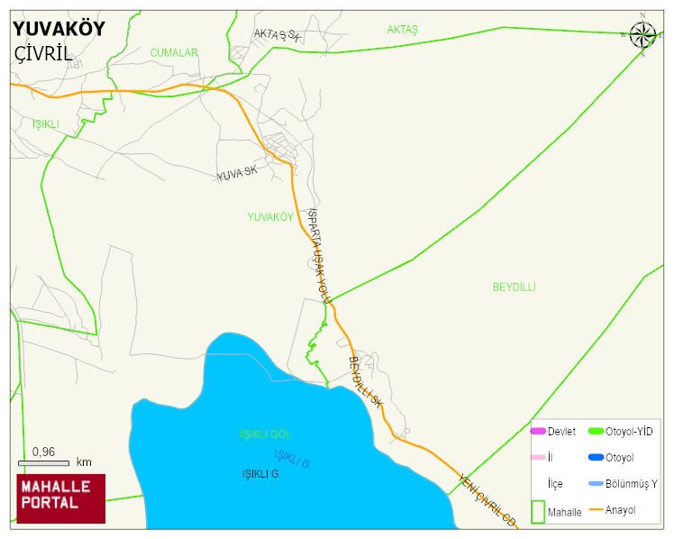 YUVAKÖY Mahallesi Haritası | Mahalle ve Köy Sınırı