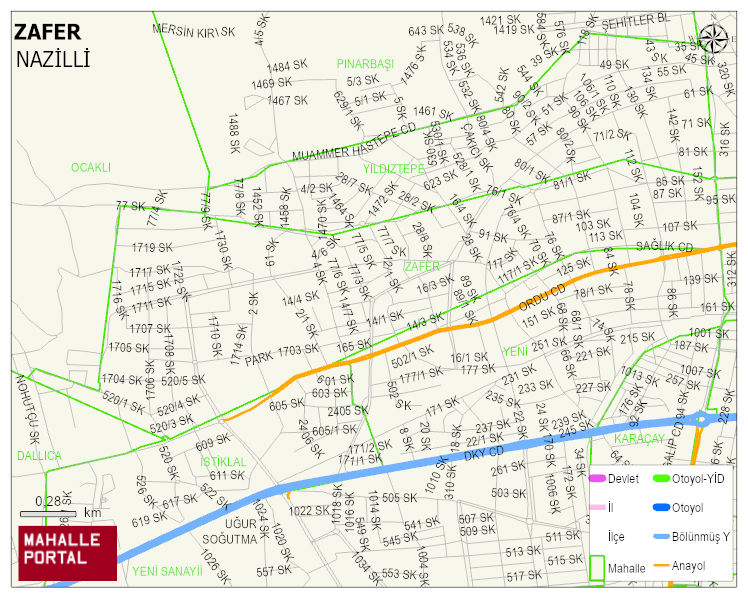ZAFER Mahallesi Haritası | İnteraktif Köy ve Mahalle Sınırları