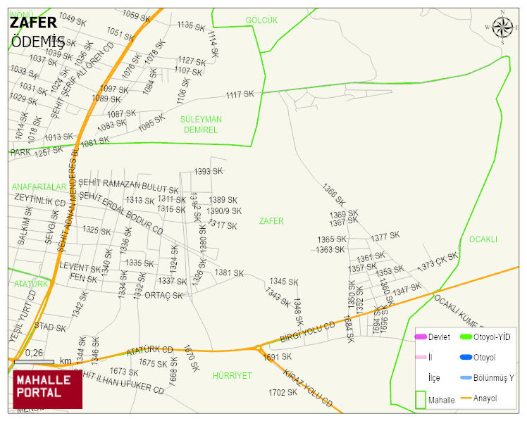 ZAFER Mahallesi Haritası | Güncel Mahalle ve Köy Haritası