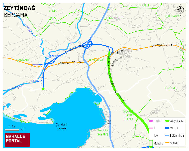 ZEYTİNDAĞ Mahallesi Haritası | İnteraktif Köy ve Mahalle Sınırları