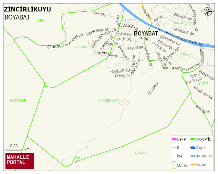 ZİNCİRLİKUYU Mahallesi Haritası | Uydu Görüntüsü ve Harita Detayları