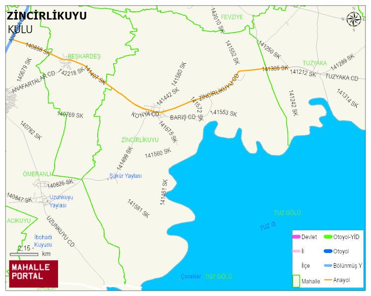 ZİNCİRLİKUYU Mahallesi Haritası | Mahalle Sokak Haritası
