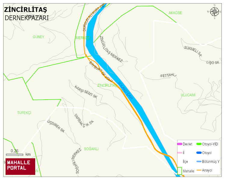 ZİNCİRLİTAŞ Mahallesi Haritası | Güncel Mahalle ve Köy Haritası
