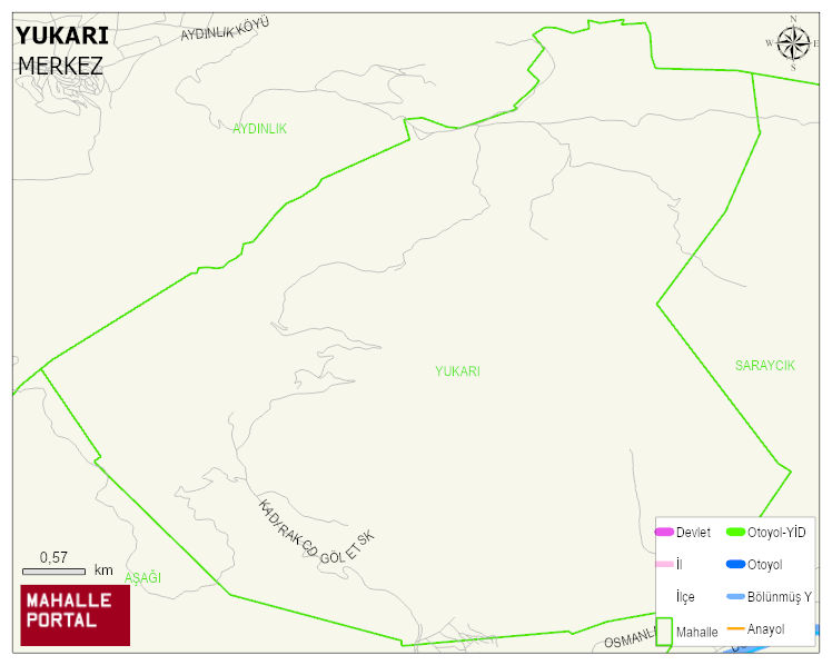 ZİYARET BELDESİ YUKARI Mahallesi Haritası | Detaylı Köy ve Mahalle Görünümü