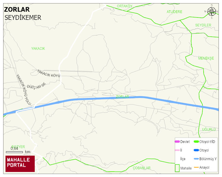 ZORLAR Mahallesi Haritası | Uydu Görüntüsü ve Harita Detayları